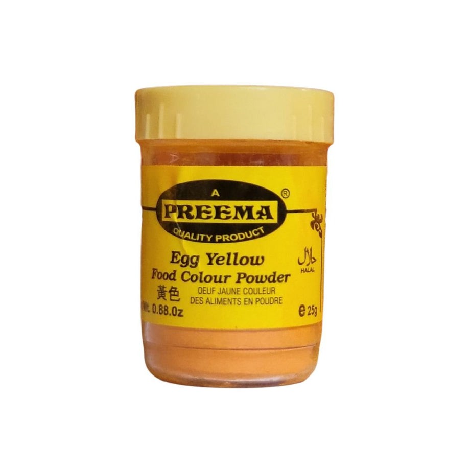 PREEMA FOOD COLOR EGG YELLOW 25 GM