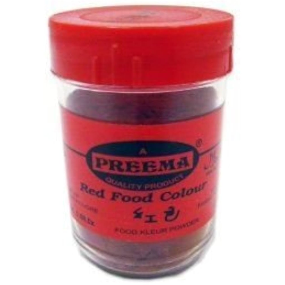BRIGHT RED FOOD COLOR PREEMA 25 GM