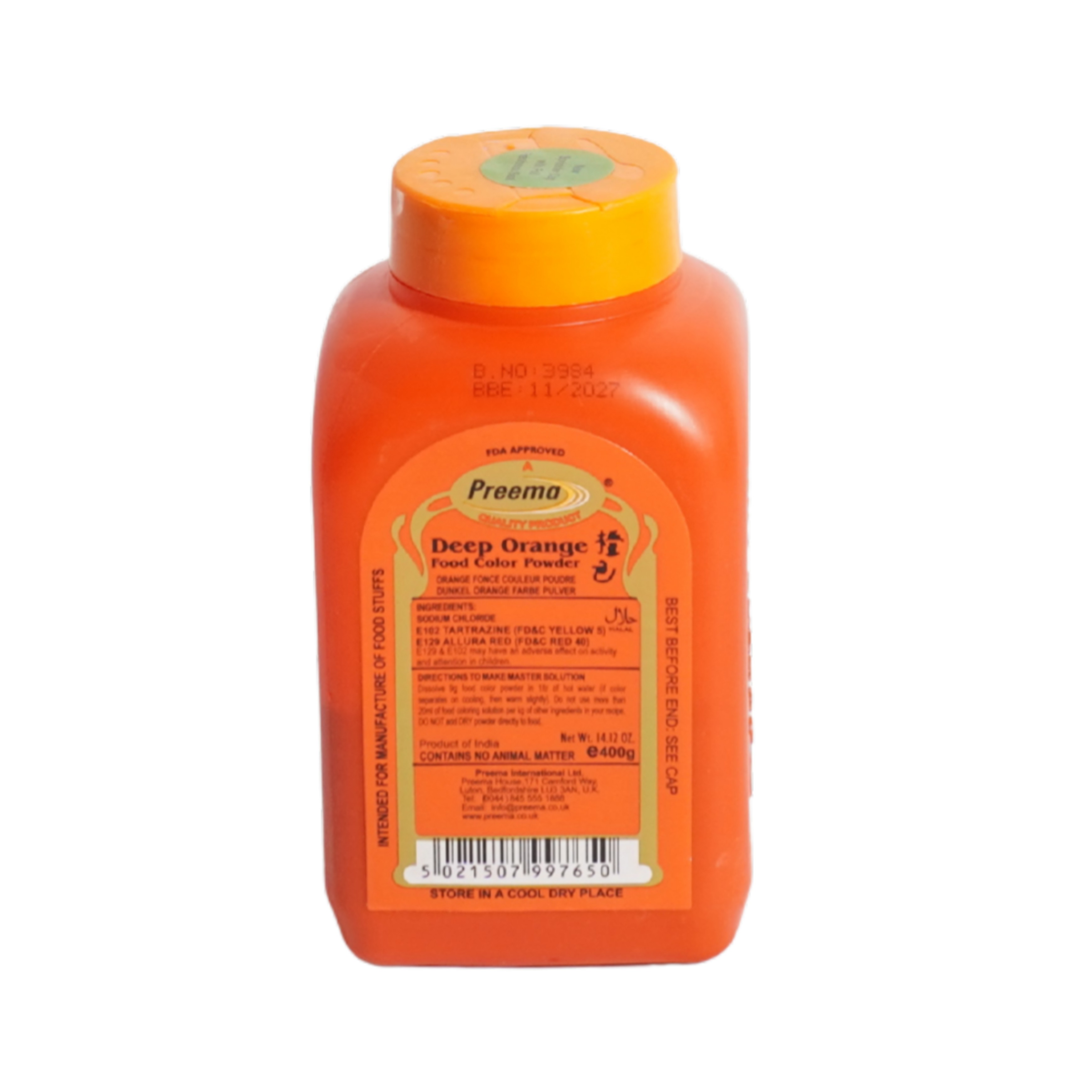 Preema Orange Color