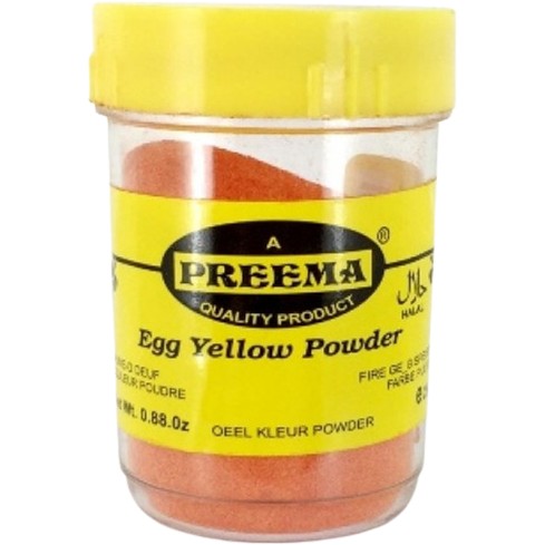 EGG YELLOW FOOD COLOUR PREEMA 25 GM