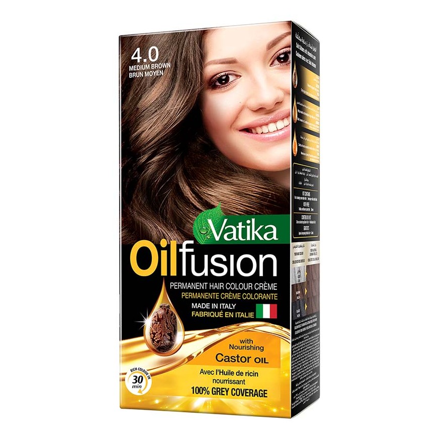 Vatika Hair Colour Medium Brow 1 EACH