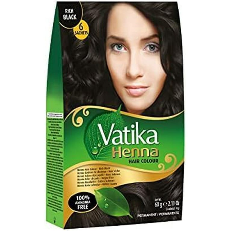 Vatika Henna Black 6p 60 GM
