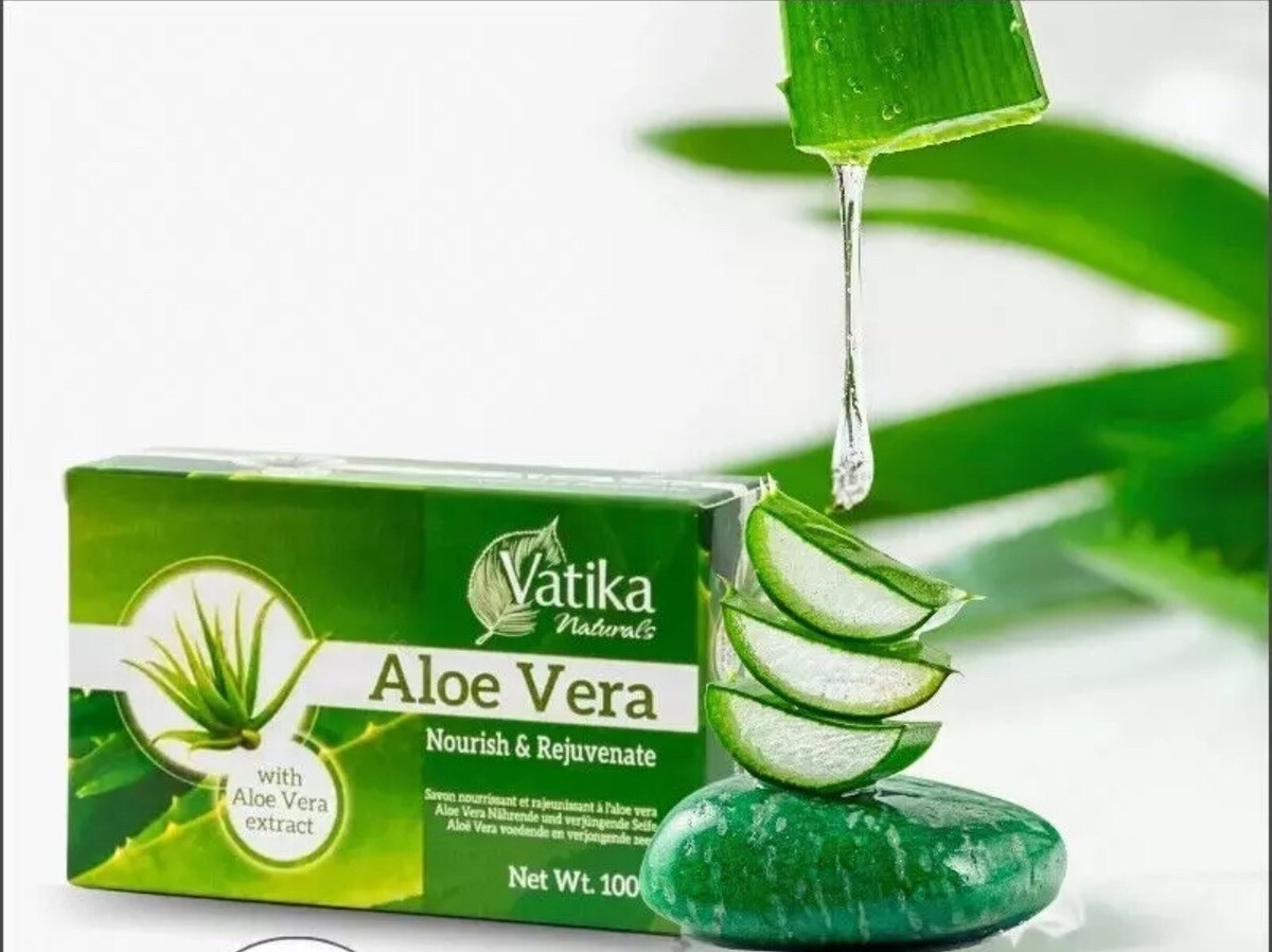 DABUR VATIKA ALOE VERA SOAP 100 GM