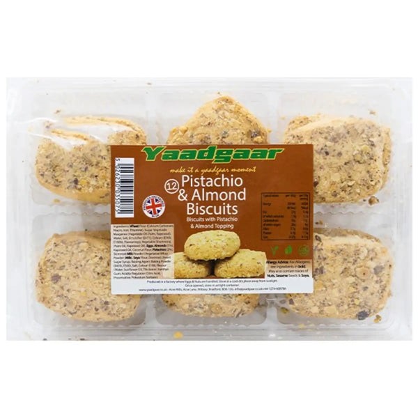 YAADGAAR PISTA ALMOND BISCUITS 200 GM