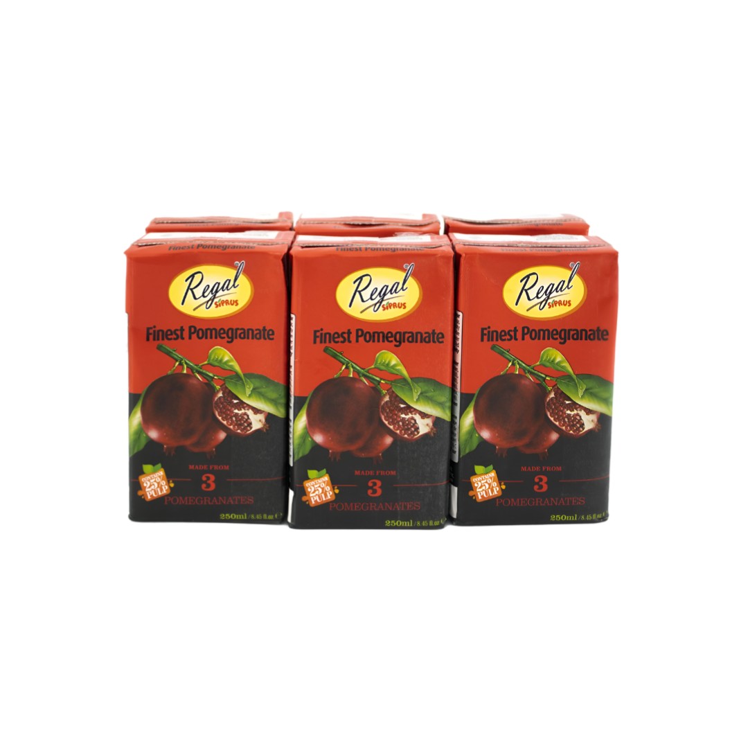 Regal Pomegranate Juice 250ml 6 PACK