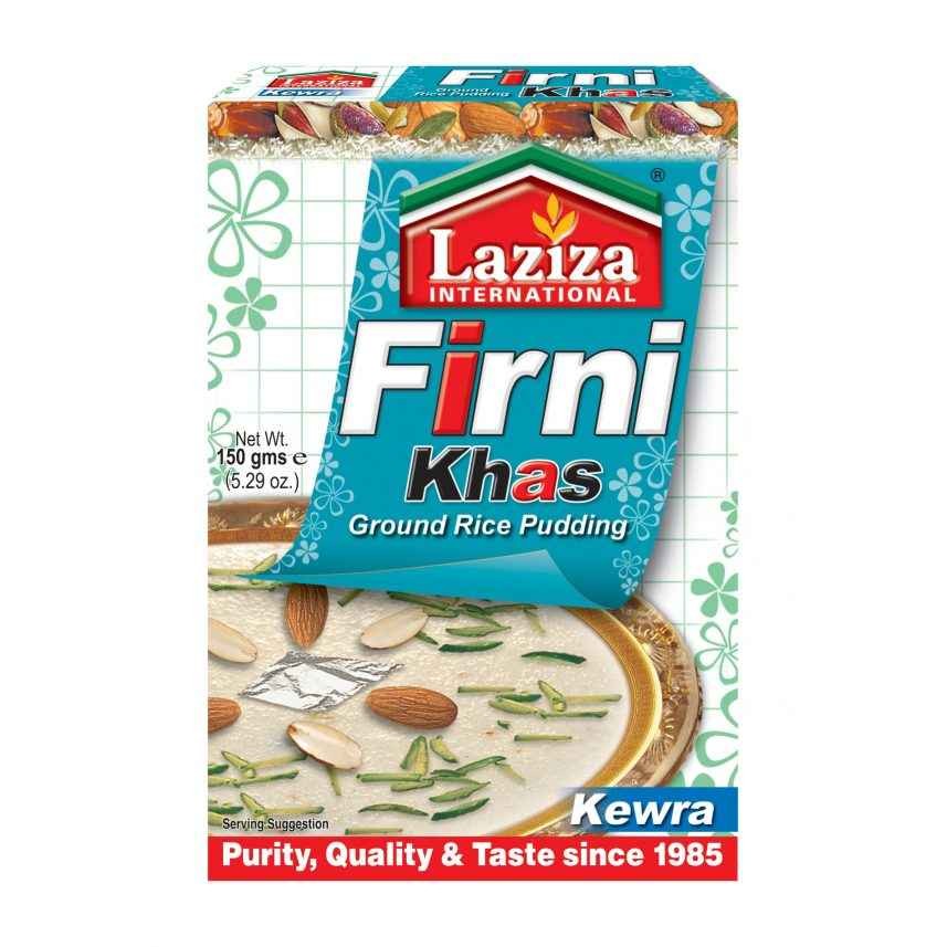 LAZIZA FIRNI KHAS KEWRA FLAVOR 150 GM