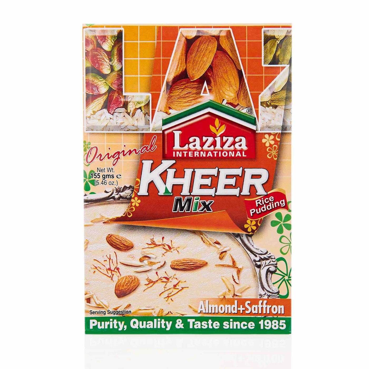 LAZIZA KHEER MIX ALMOND SAFFRON 155 GM
