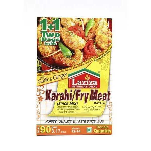 LAZIZA KARAHI/FRY MASALA 90 GM