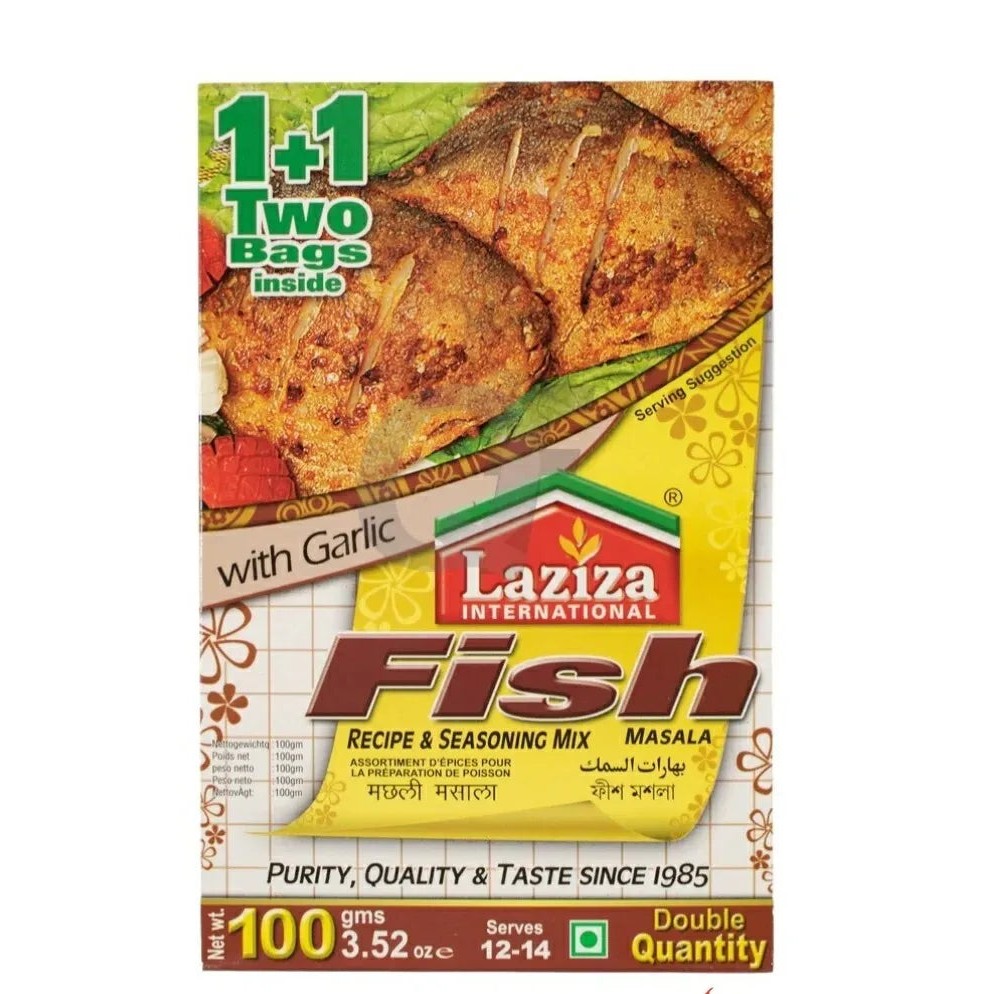 LAZIZA FISH MASALA 100 GM