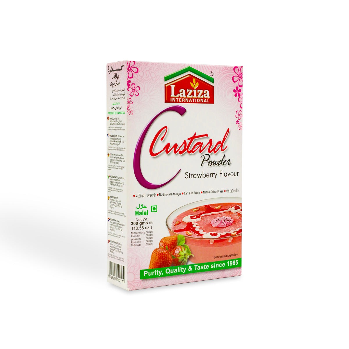 LAZIZA CUSTARD STRAWBERRY 300 GM
