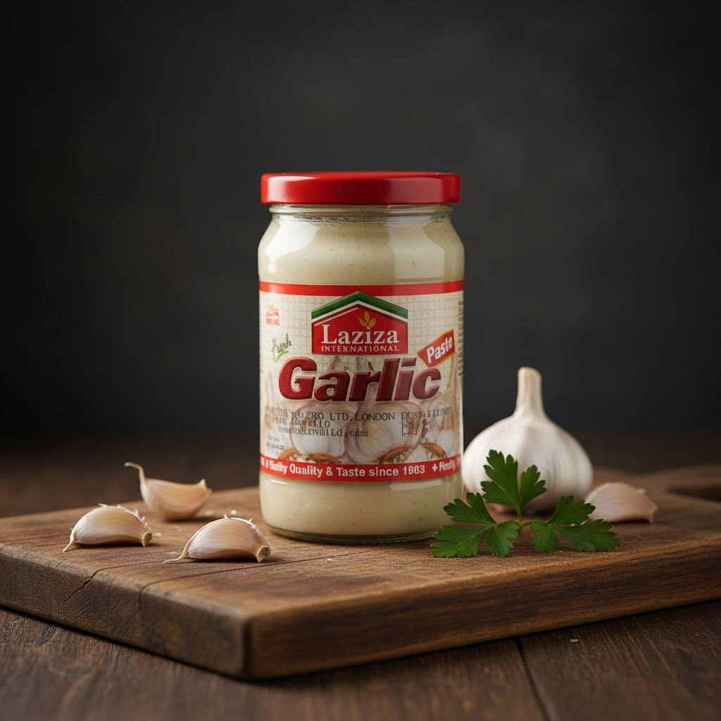 LAZIZA GARLIC PASTE 1 KG