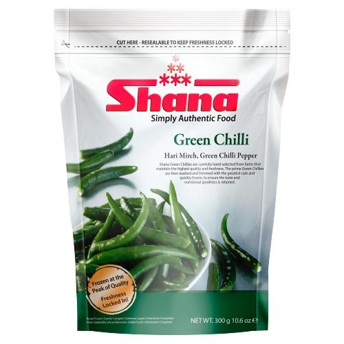 Shana Green Chillies 300 Gm