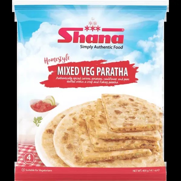 SHANA MIXED VEG PARATHA 400 GM