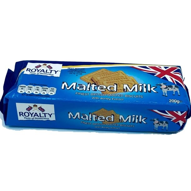 ROYALTY MALTED BISCUITS 200 GM