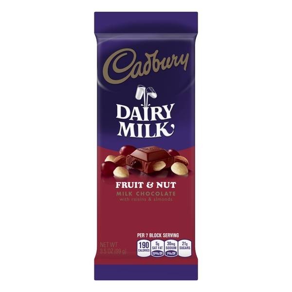 Cadbary Dairy Milk Fruit & Nuts 1 PCS