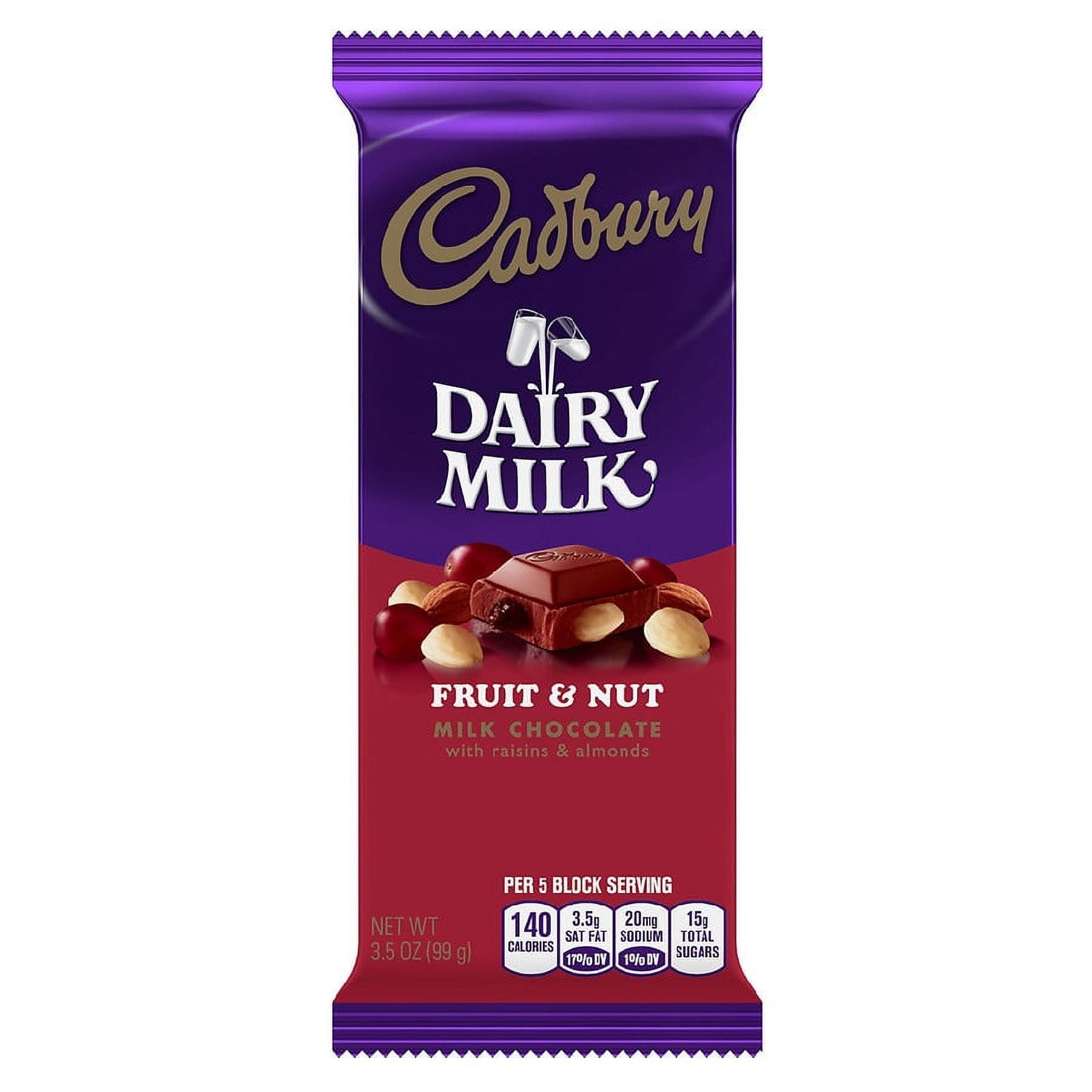 DAIRYMILK FRUITandnut 120 GM