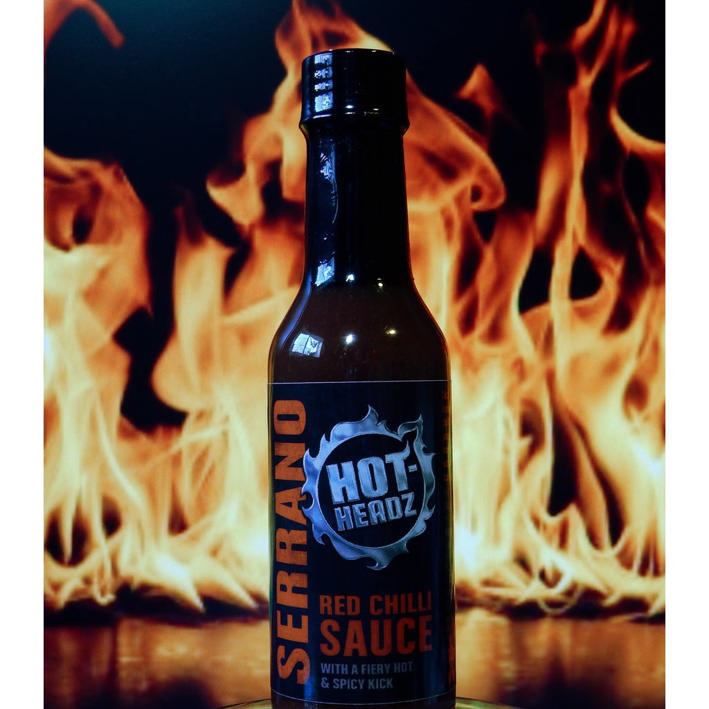 HOTHEADZ SERRANO RED CHILI SAUCE 0.33 Lbs