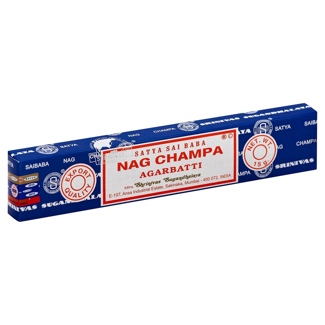 SATYA SAI NAG CHAMPA AGAR 0.09 Lbs