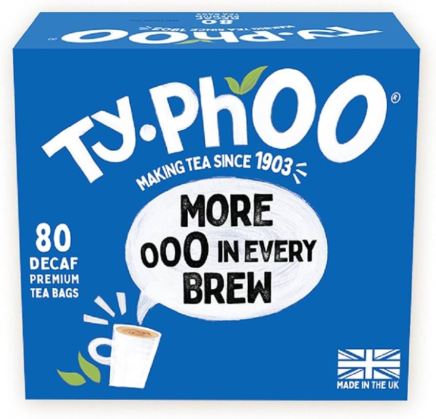 TY PHOO DECAF 80 TEA BAGS 232 GM