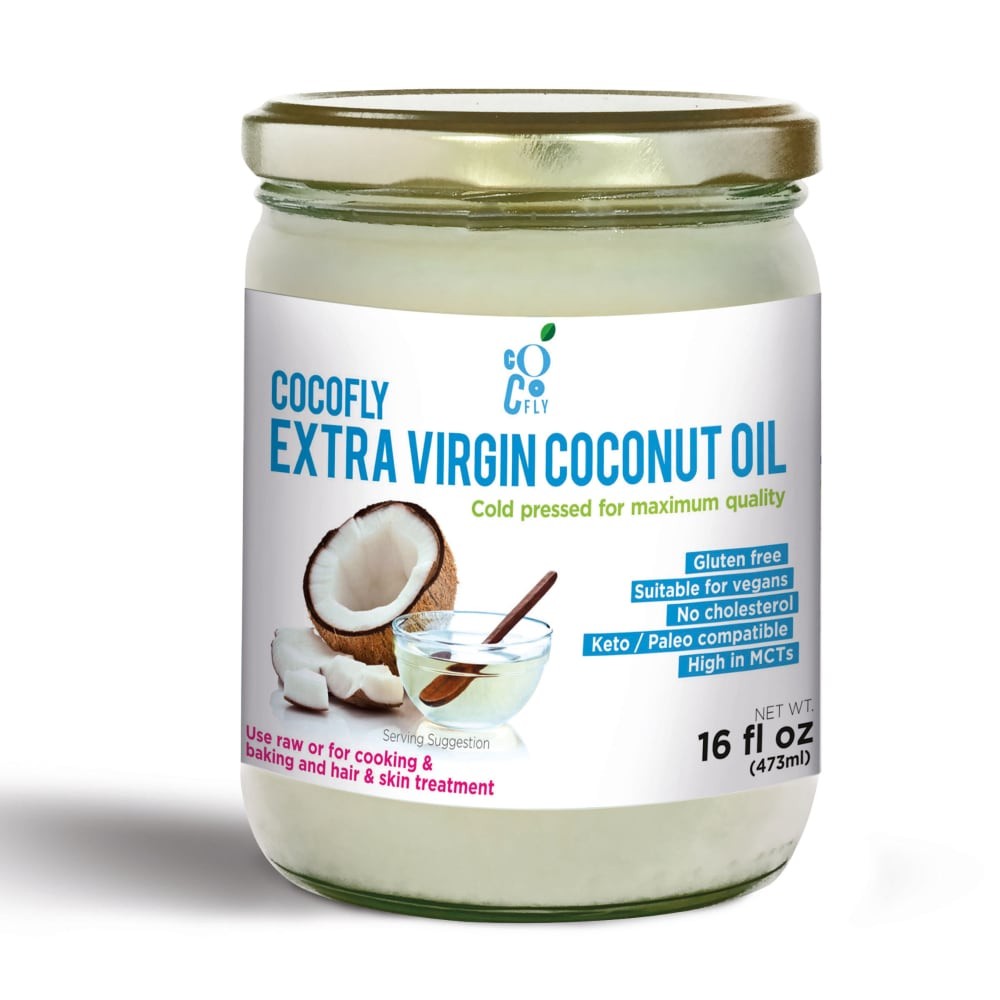 Cocofly Organic Extra Virgin Coconut Oil 16 OZ