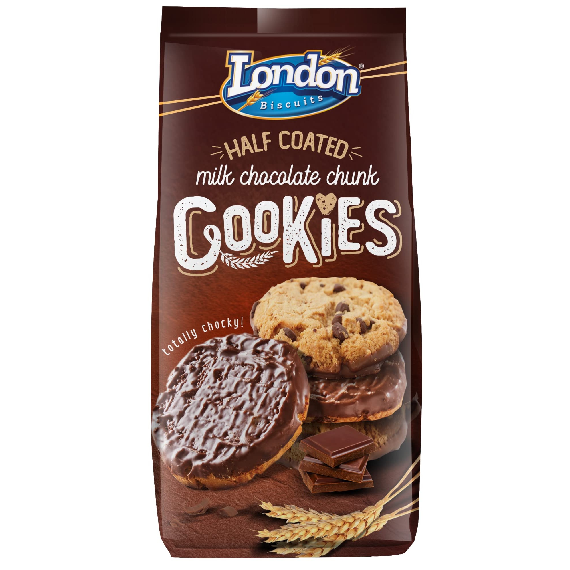 LONDON HALF COATED CHUNK COOKIES 160 GM