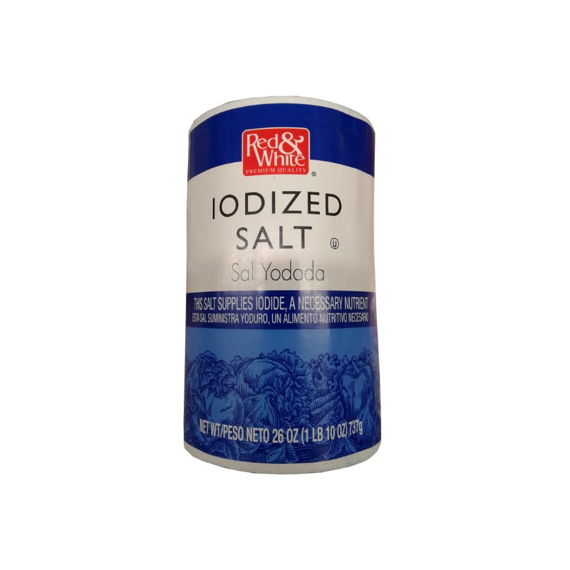 RED N WHITE IODIZED SALT 1 LBS