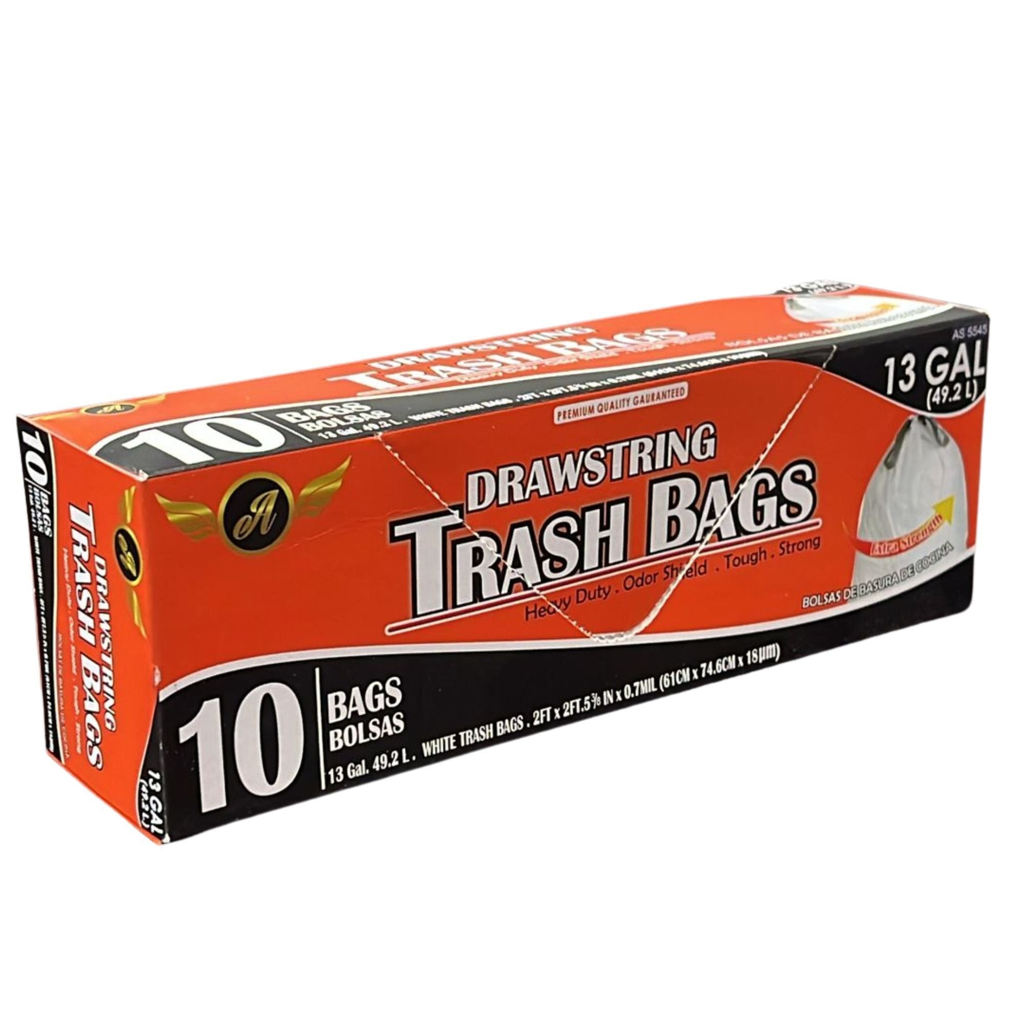 RED & WHITE TRASH BAGS 10 BAG