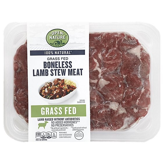 Boneless Lamb Stew Half Cut 1 LB