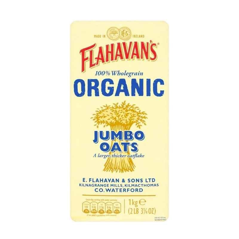 FLAHAVANS WHOLEGRAIN JUMBO OATS ORGANIC 2.2 Lbs