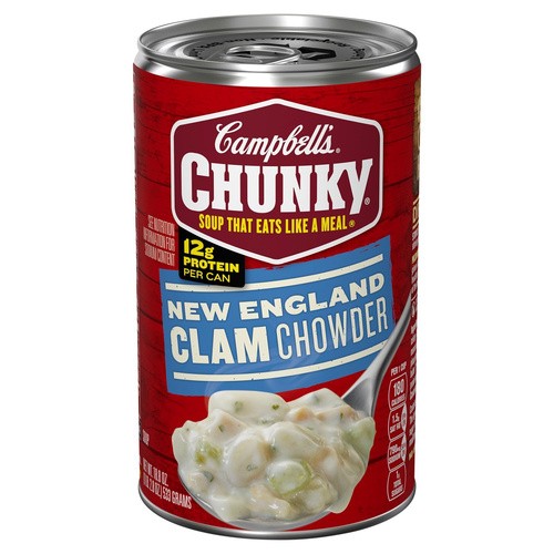 CAMPBELLS CHUNKY NE CLAM CHOWDER 18.8 OZ