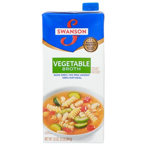 SWANSON VEG BROTH 411 GM