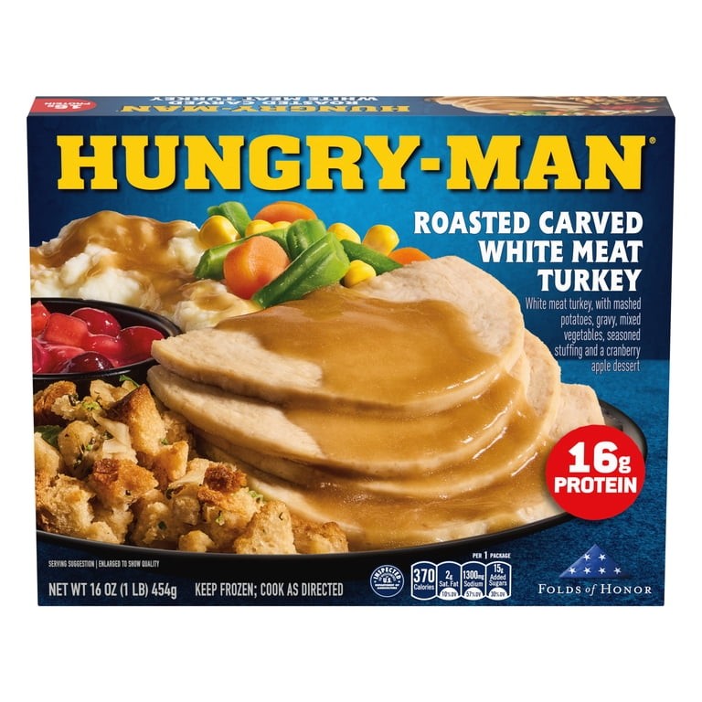 Hungry Man Roasted Turkey Dinner 16 OZ