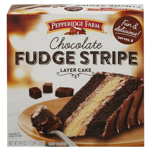 PEPPERIDGE FARM LAYER CAKE FDG STRPE 19.6 OZ