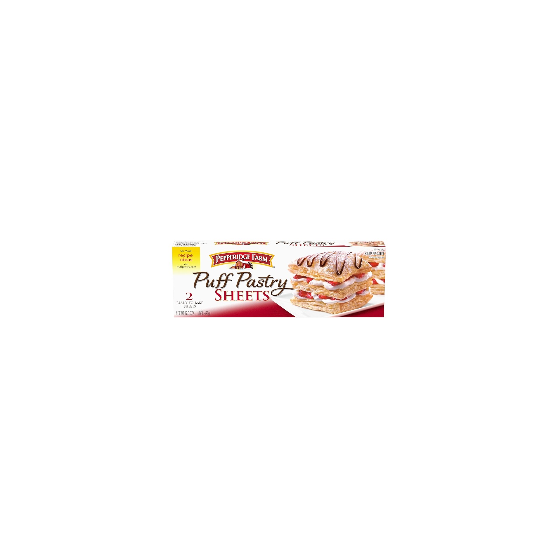 PEPPERIDGE FARM PUFF PASTRY SHEETS  490 GM