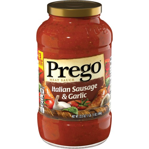 PREGO SPAGHETTI SAUCE RST GRLC PARM 24 OZ
