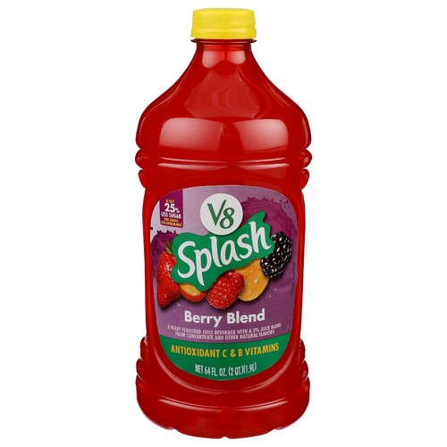 V8 SPLASH BERRY BLEND 64 OZ