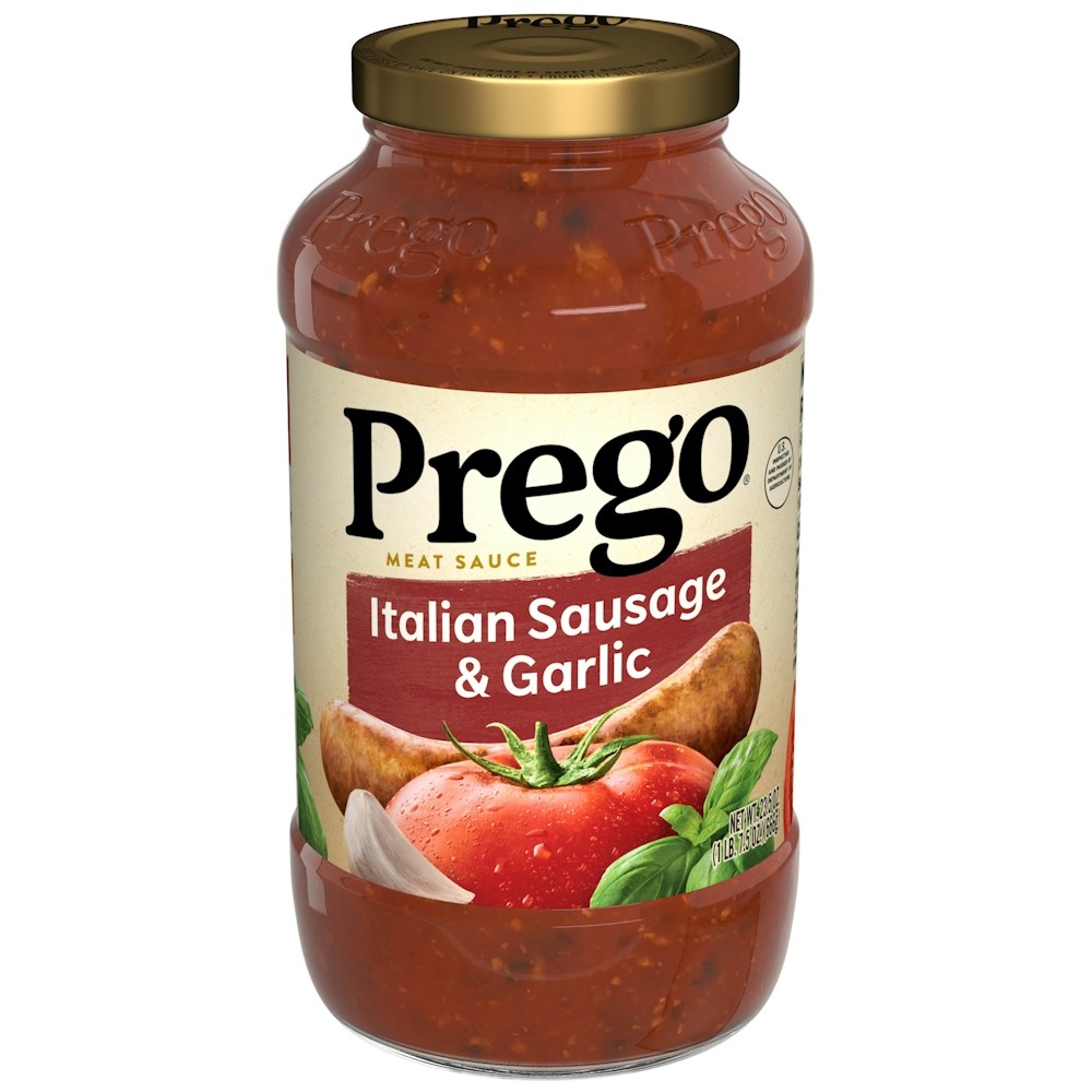 Prego Italian Sausage & Garlic Meat Sauce 23.5 OZ