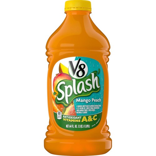 V8 SPLASH MANGO PEACH 64 OZ