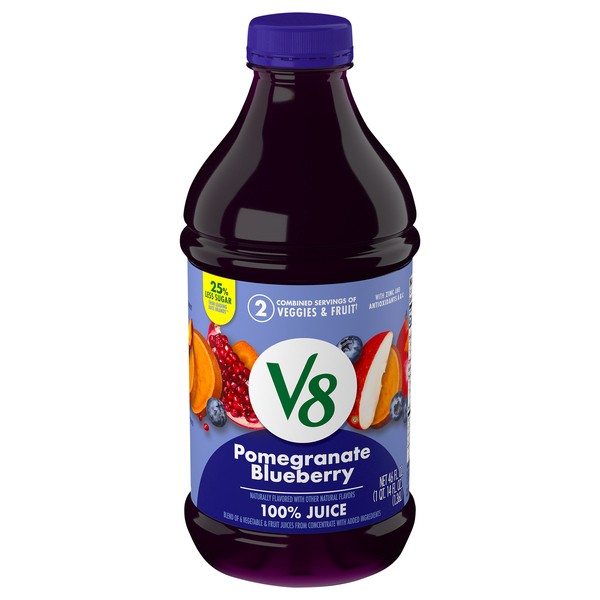 V8 FUSION POMEGRANATE BLUEBERRY 46 OZ