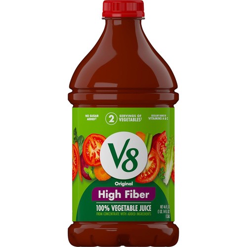 V8 HI FIBER VEGETABLE JUICE 46 OZ