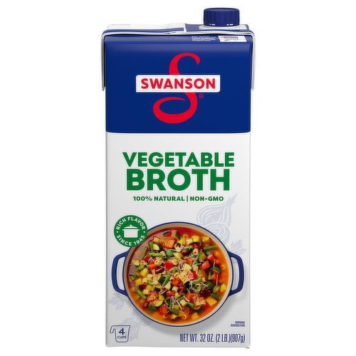 SWANSON VEG BROTH BRIK  32Z 32 OZ