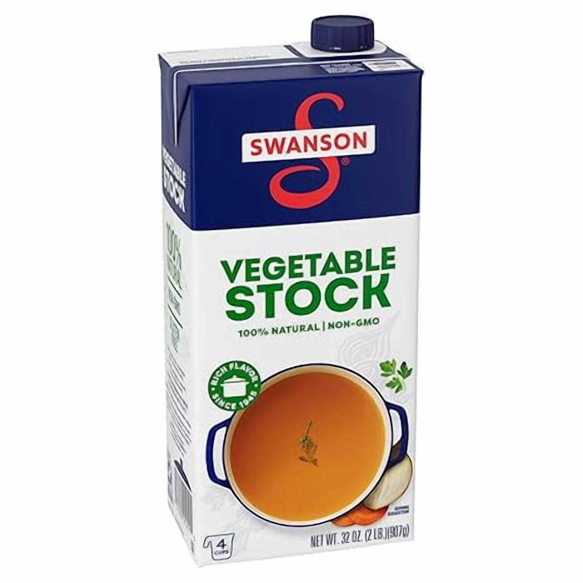 SWANSON VEGETABLE STOCK 32 OZ
