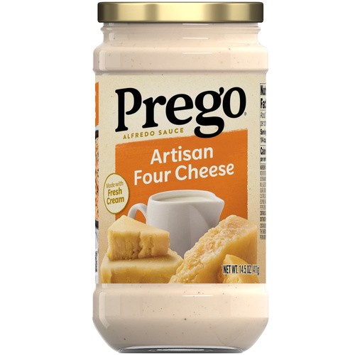PREGO ALFREDO SAUCE FOUR CHEESE          14.5 OZ
