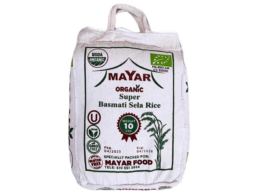 Mayar Organic Super Basmati Rice  10 LBS