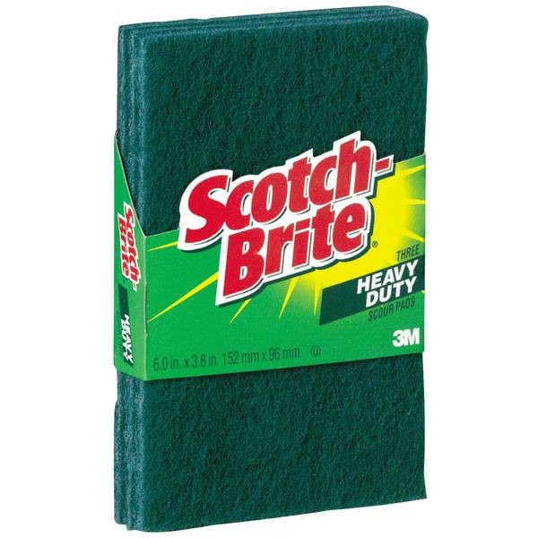Scotch Brite Heavy Duty Scour Pads 1 EACH