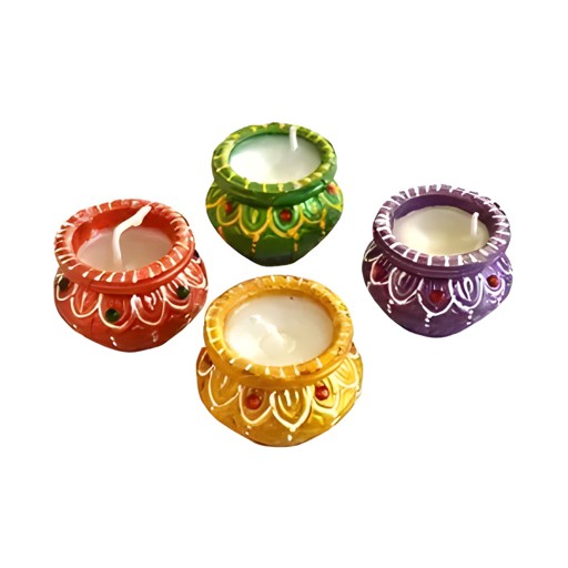 Matka Diya Wax 4 PCS