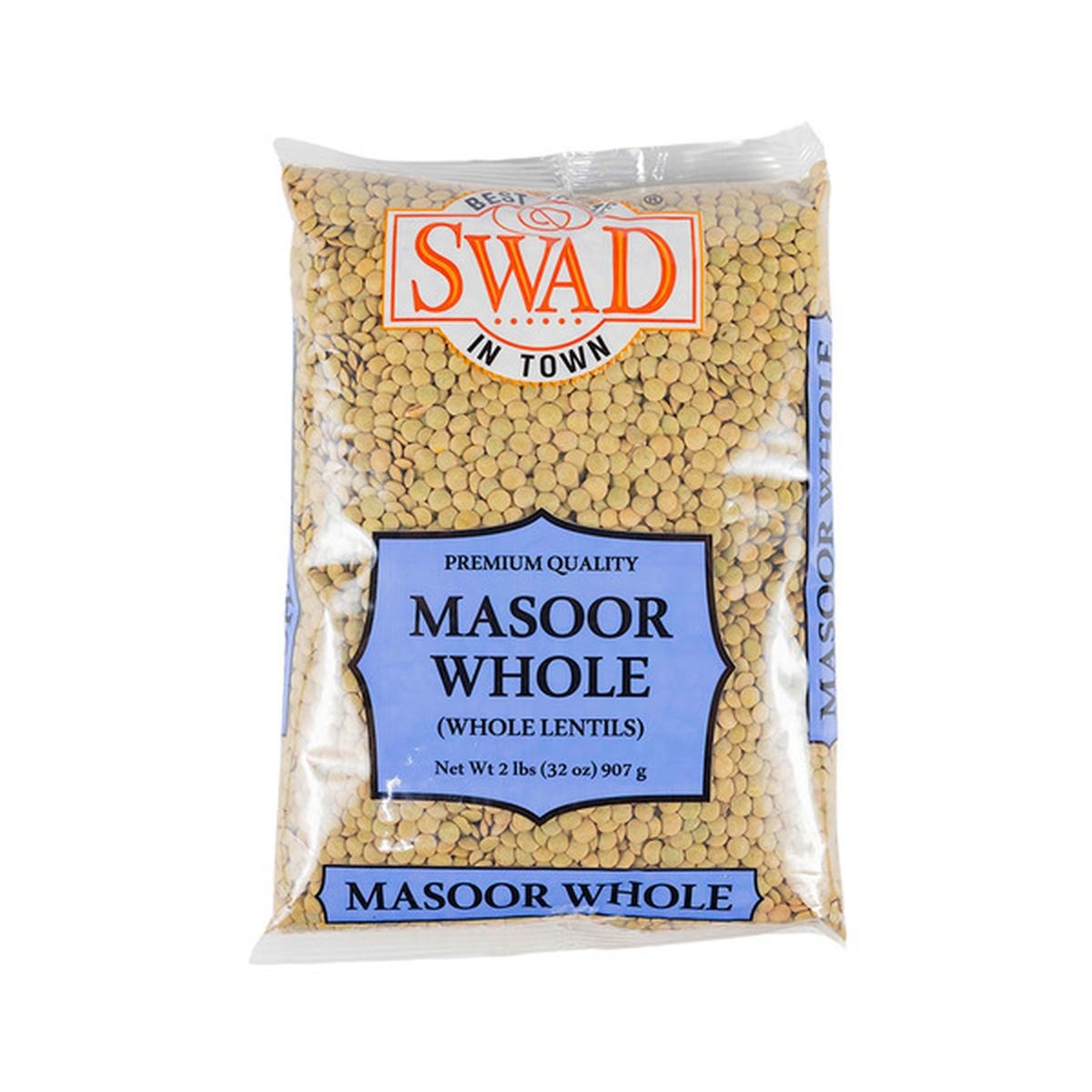 Swad Masoor Whole  2 LBS