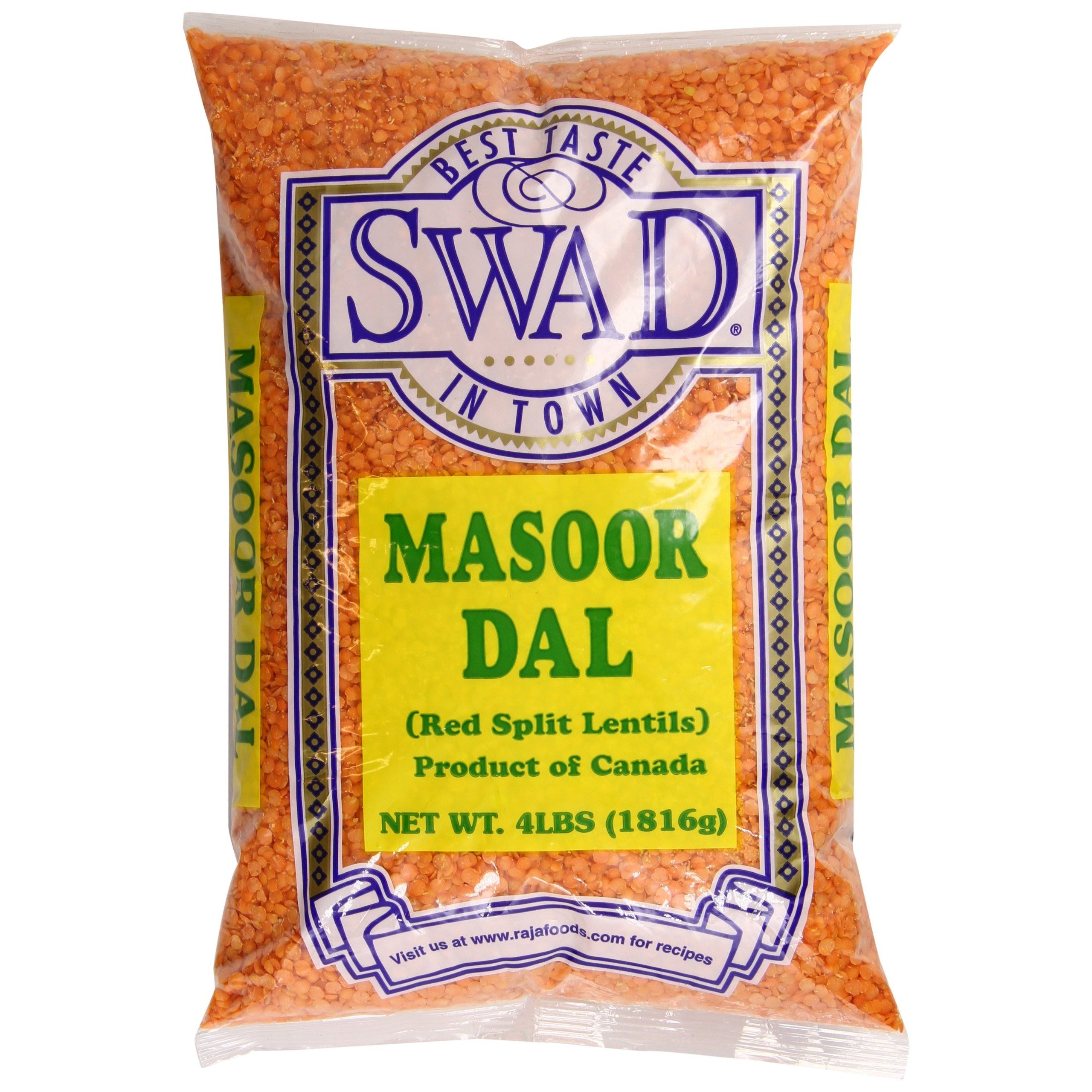 SWAD MASOOR DAL RED SPLIT LENTILS 4 LBS