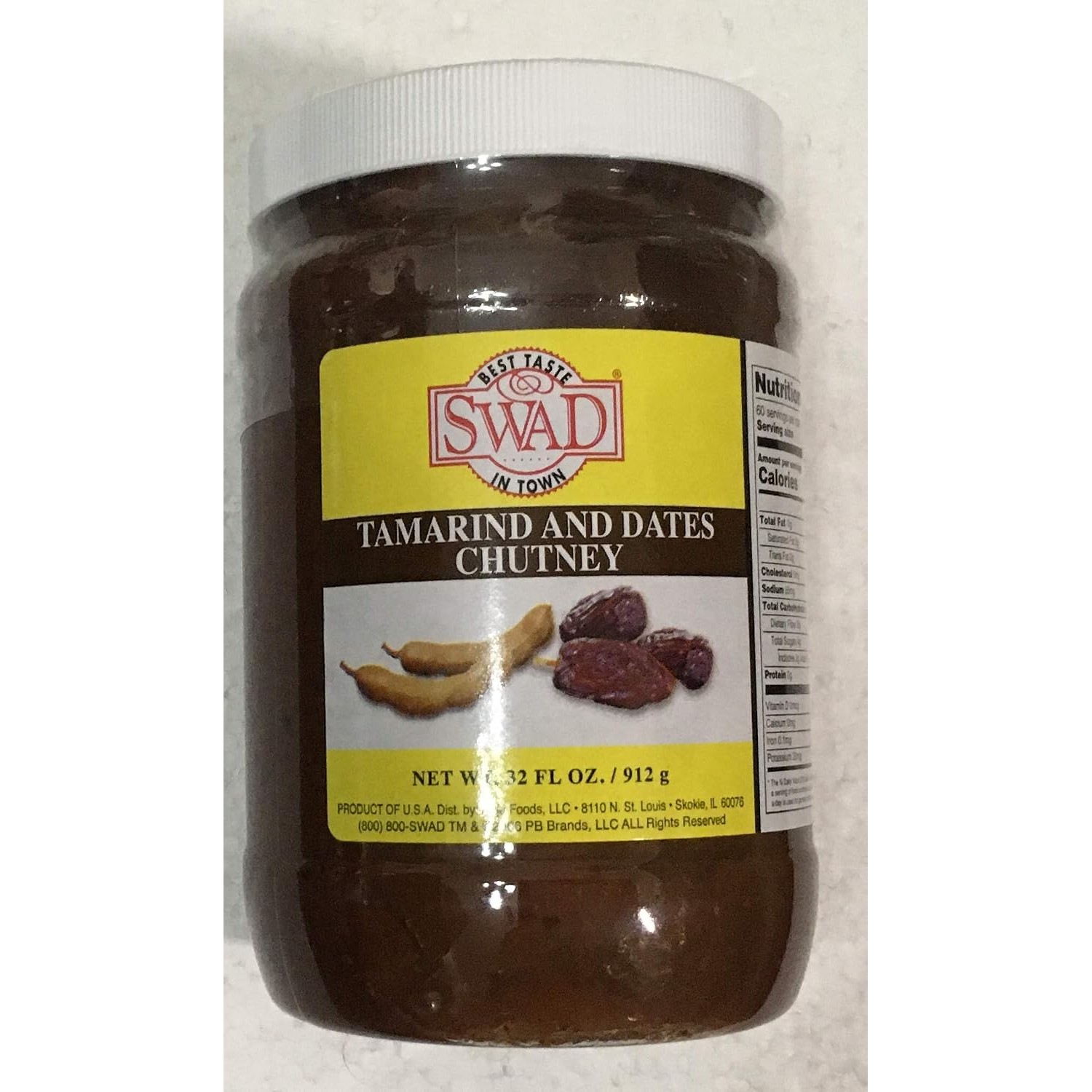 SWAD TAMARIND AND DATES CHUTNEY 32 OZ