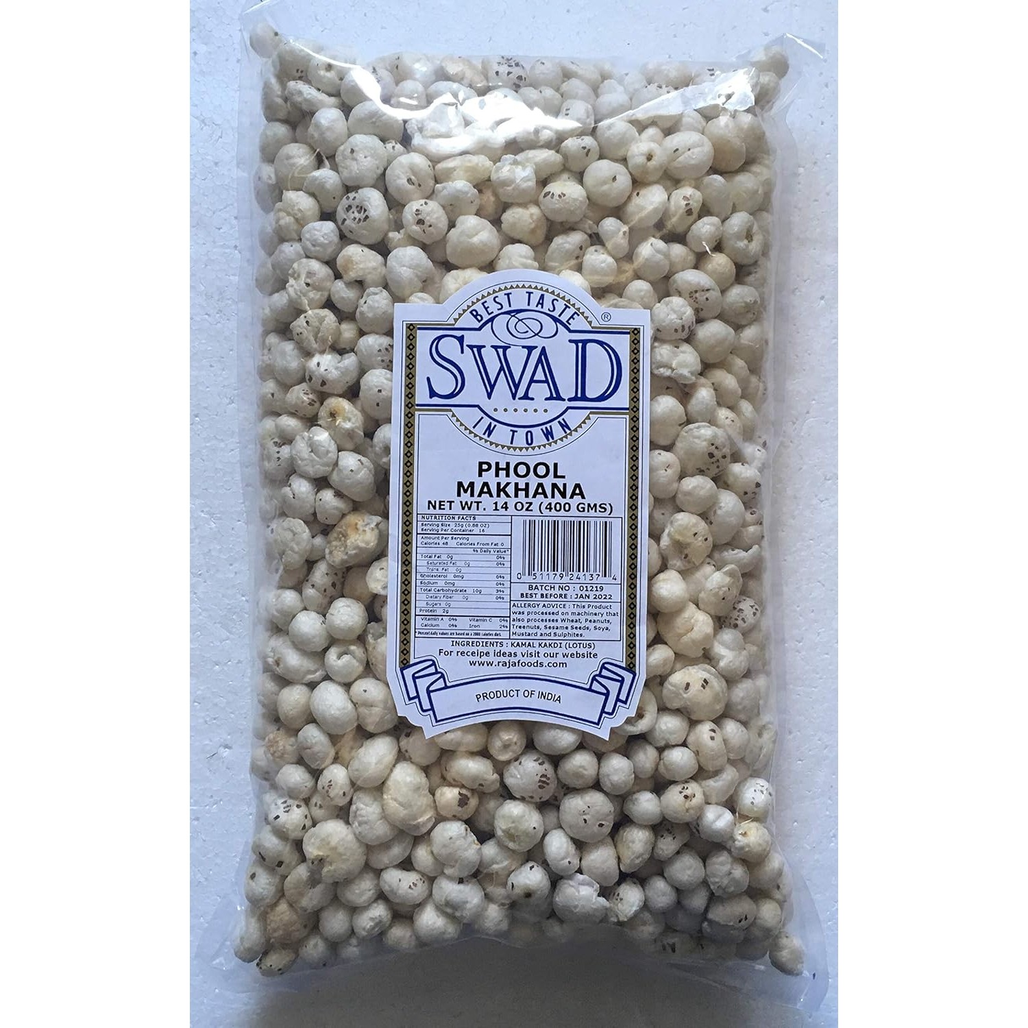 Swad Phool Makhana 400 GM